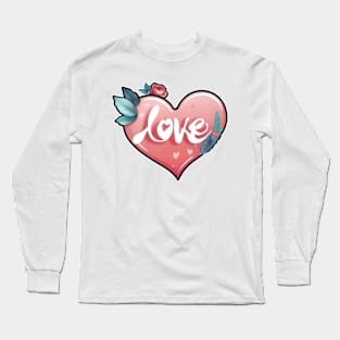 Heart love Long Sleeve T-Shirt